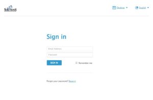 Login using your email address and password 