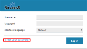 To reset your password, go to the Plesk login panel then click "Forgot your password" (Figure 1)
